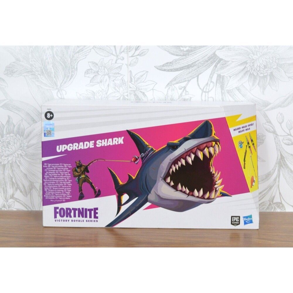 Fortnite Upgrade Shark Figure Set Victory Royale Series Hasbro New
